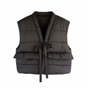 RACHEL Rachel Roy Puffer Vest Black One Size New